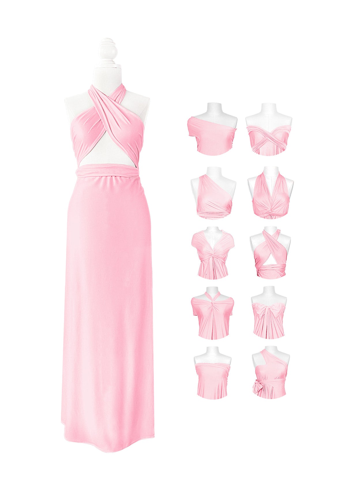 SandSea™ Blush Pink Infinity Beach Dress