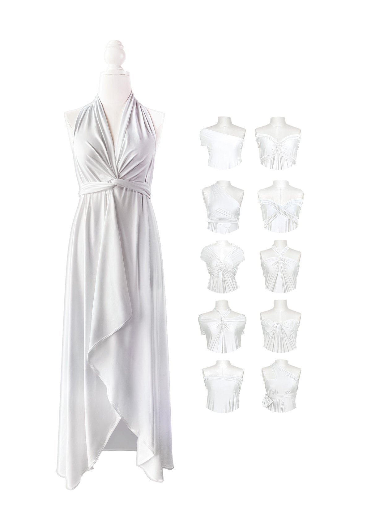 SandSea™ White Infinity Beach Dress