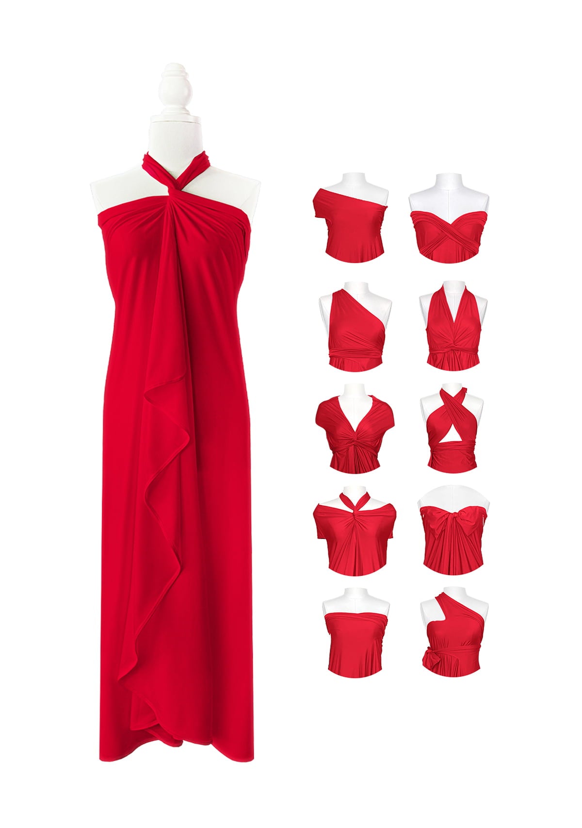 SandSea™ Red Infinity Beach Dress