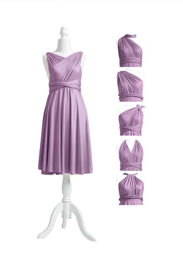 Mauve Midi Multiway Convertible Infinity Dress