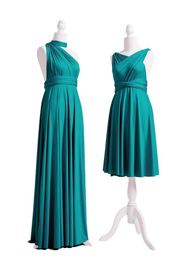 Teal Multiway Infinity Dress