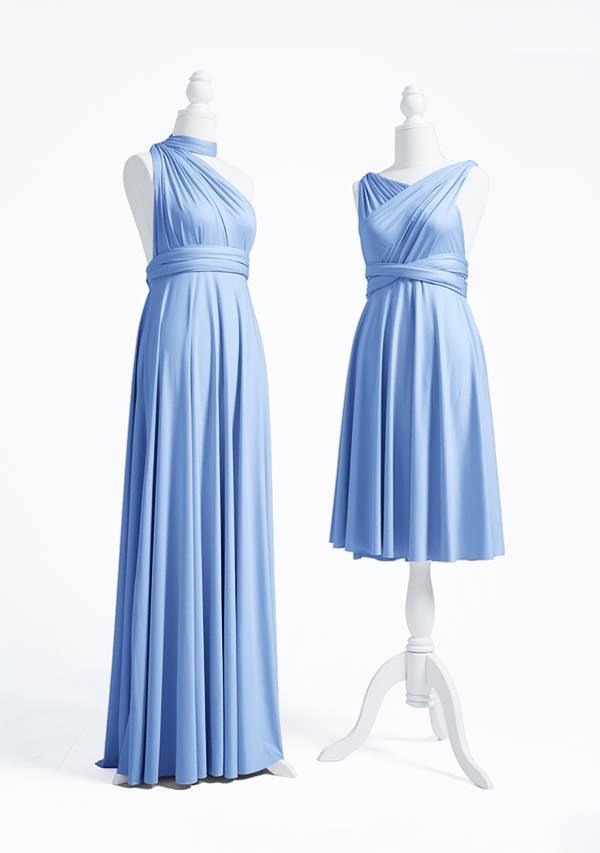 Dusty Blue Multiway Convertible Infinity Dress