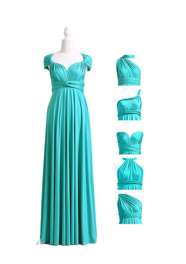 Turquoise Multiway Infinity Dress