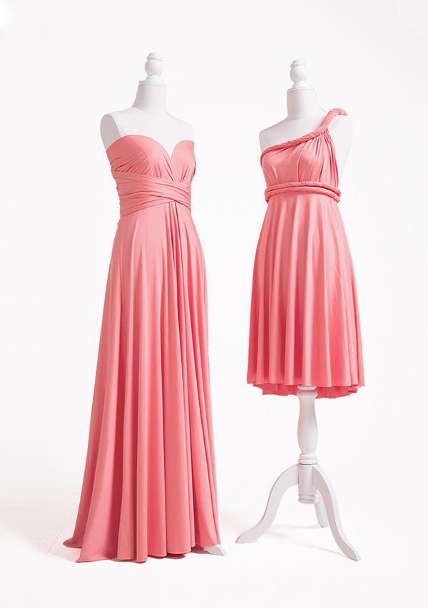 Coral Pink Multiway Infinity Dress